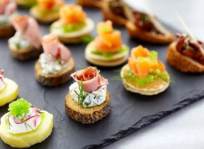 canape menu thumb - Event Catering Services on a Budget