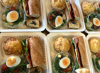 Catered four item lunch box - Lunch / Catering Packs