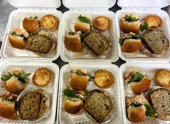Catered four item lunch pack