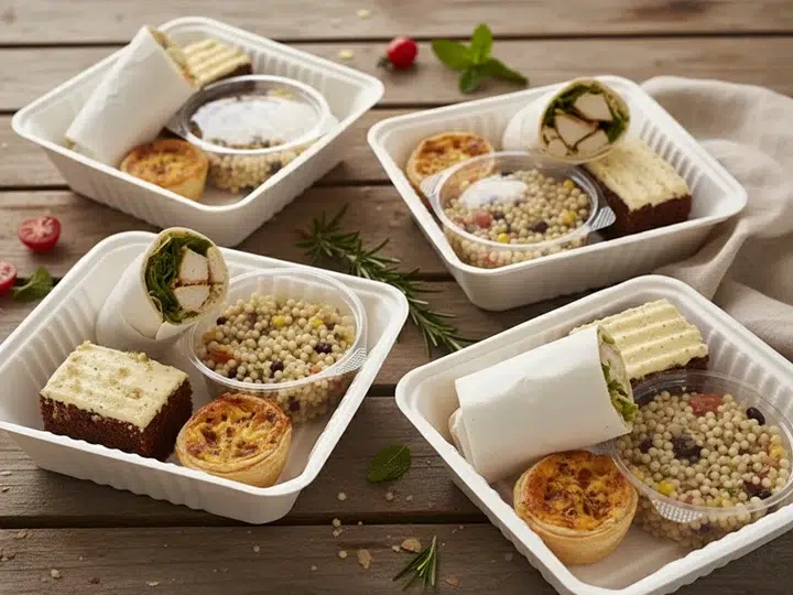 Corporate lunch pack catering